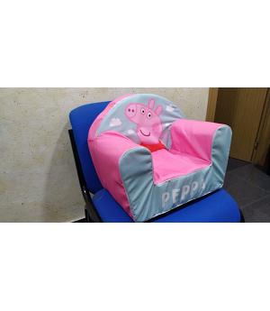 Sofá infantil Peppa Pig, Desenfundable de Espuma- ARDPP13036